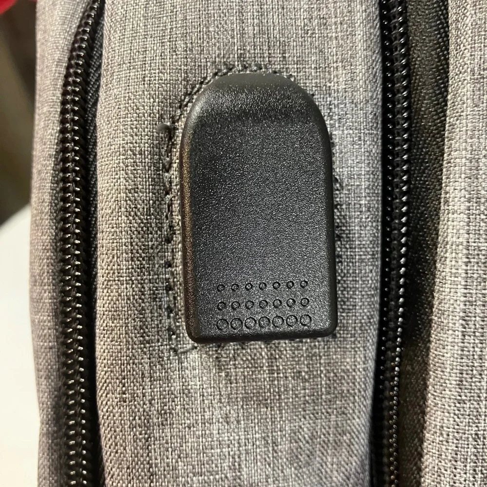 Matein Travel‎ Laptop Backpack Heather Grey USB Charging Port Business Commuter